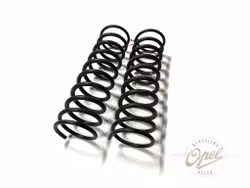 Spiralfjær sett bak