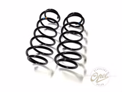 Spiralfjær sett foran