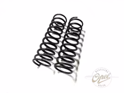 Spiralfjær sett bak