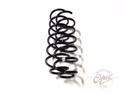 Spiralfjær sett bak