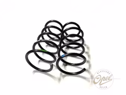 Spiralfjær sett foran