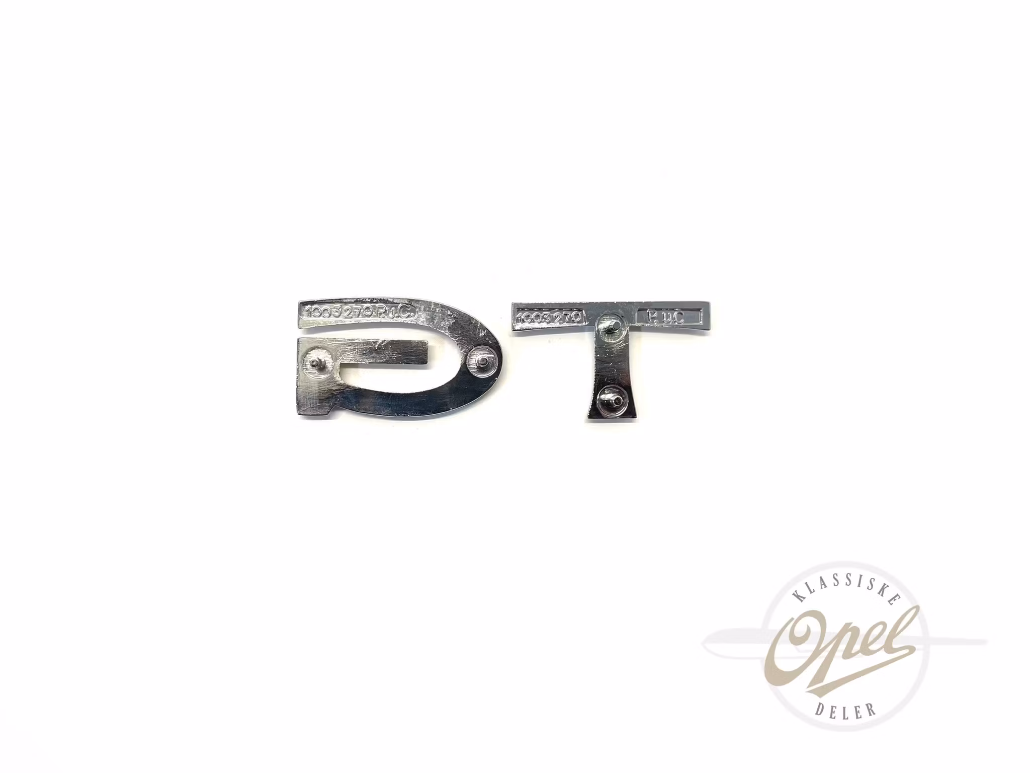 Emblem til forskjerm og bakstykke "GT"