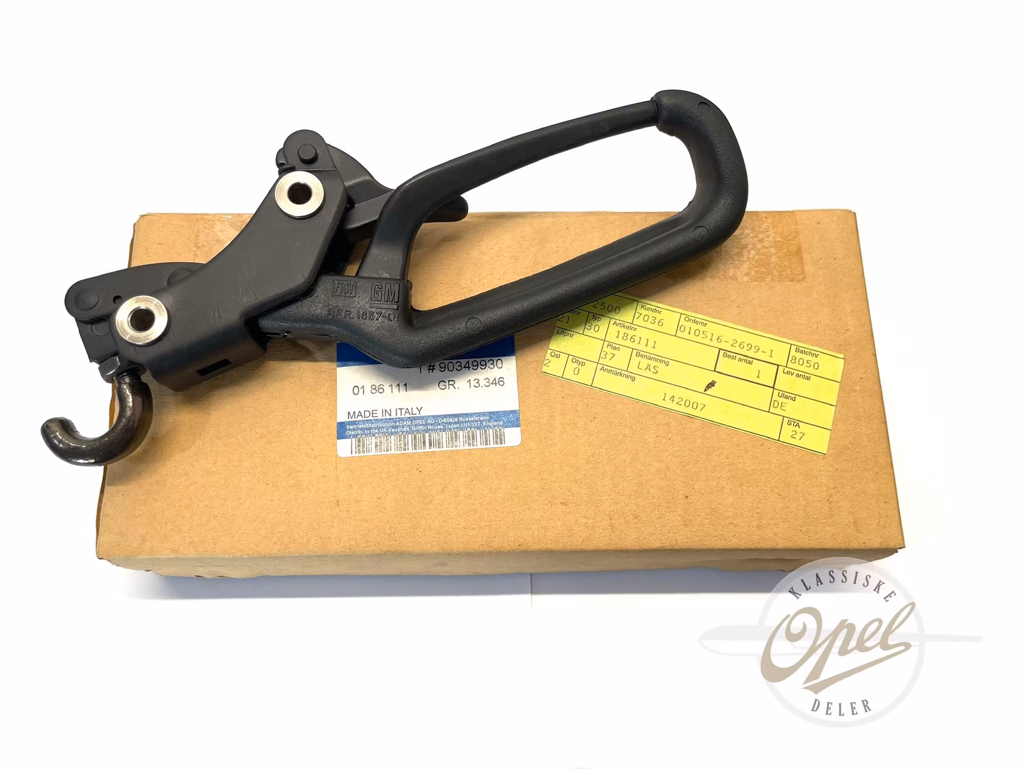 Lås til tak venstre