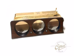 Glass og ramme til instrument