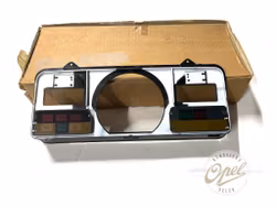 Glass og ramme til instrument