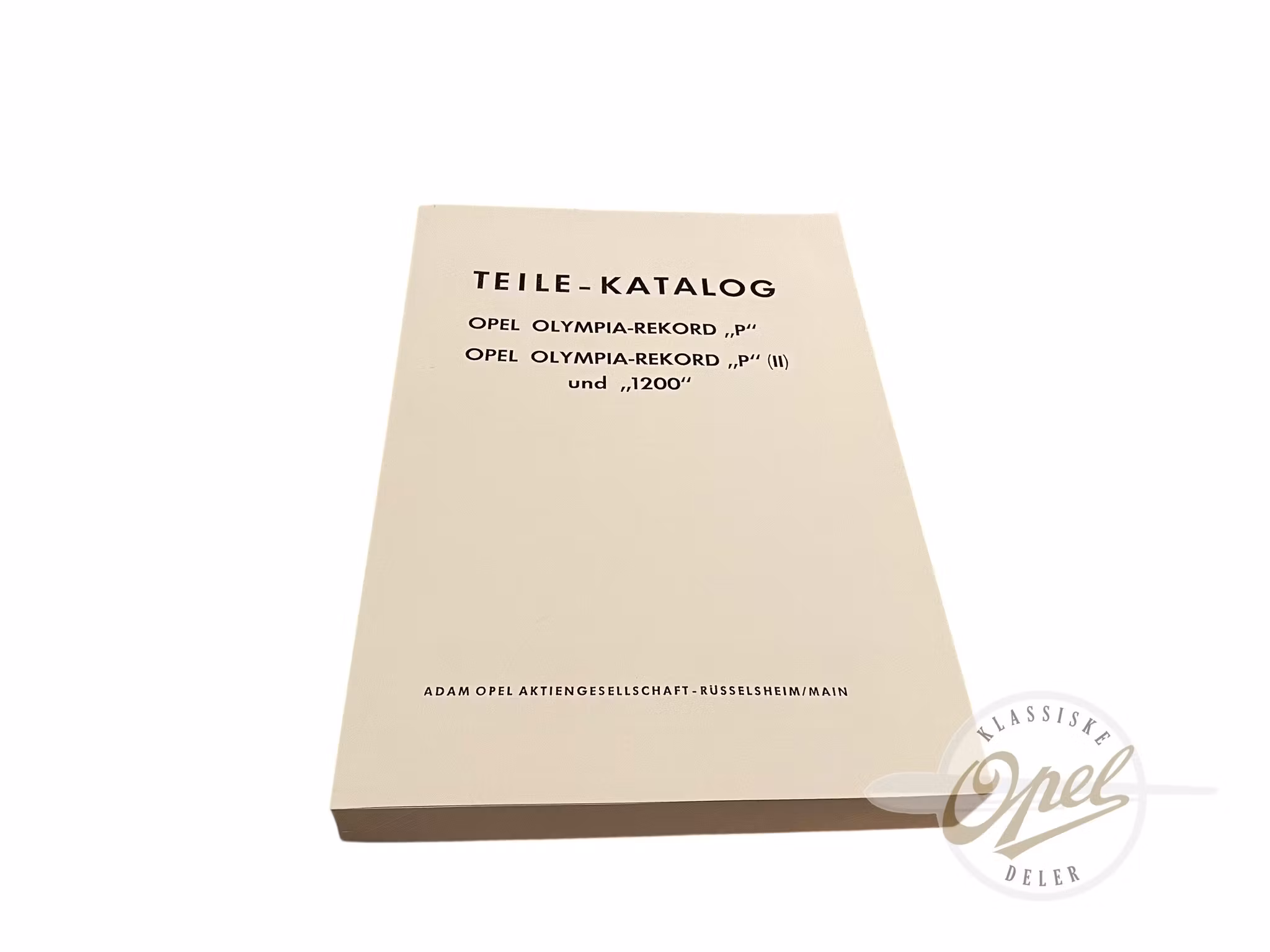 Delekatalog Olympia Rekord P1/P2