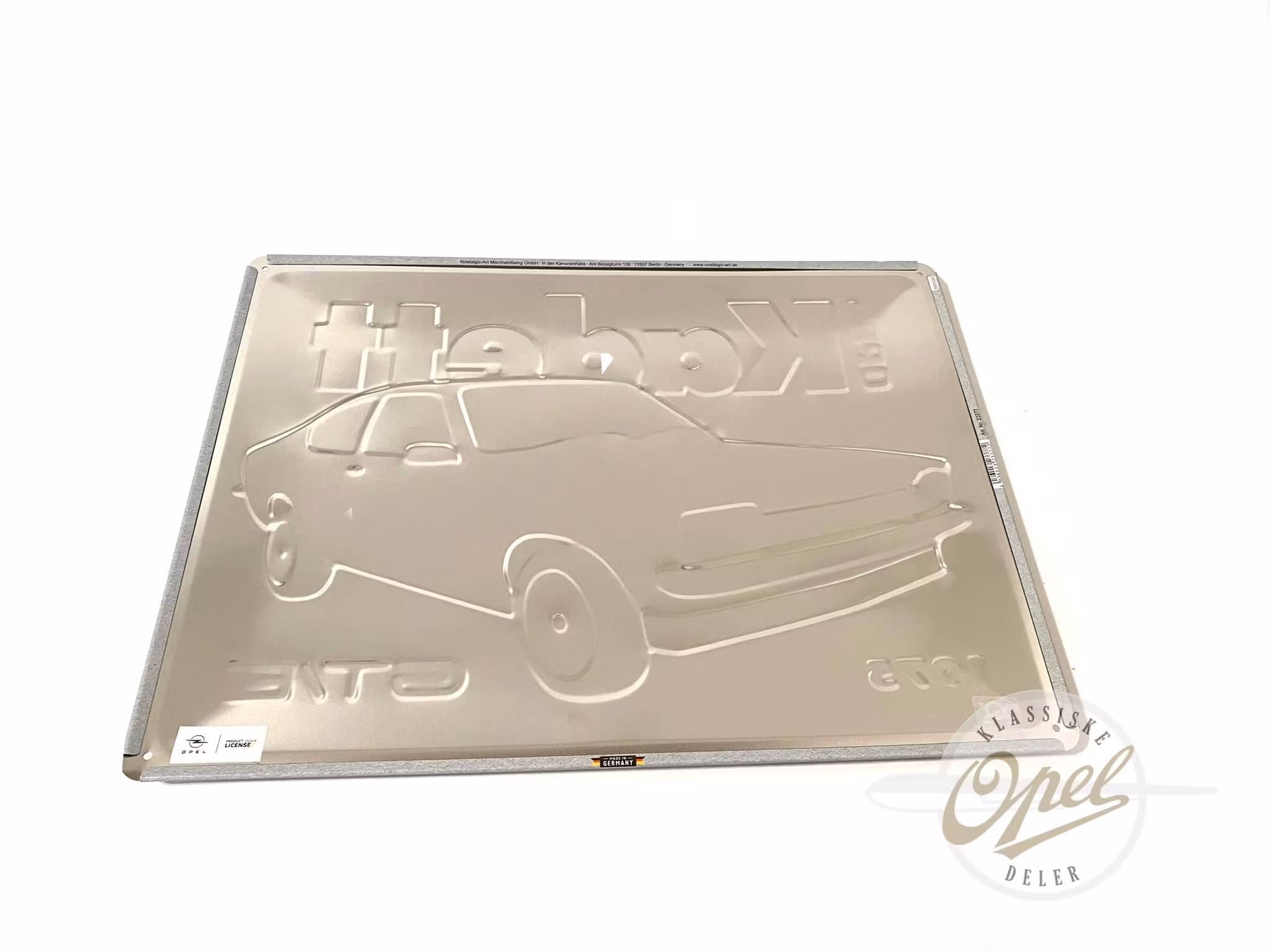«Opel Kadett GT/E» skilt