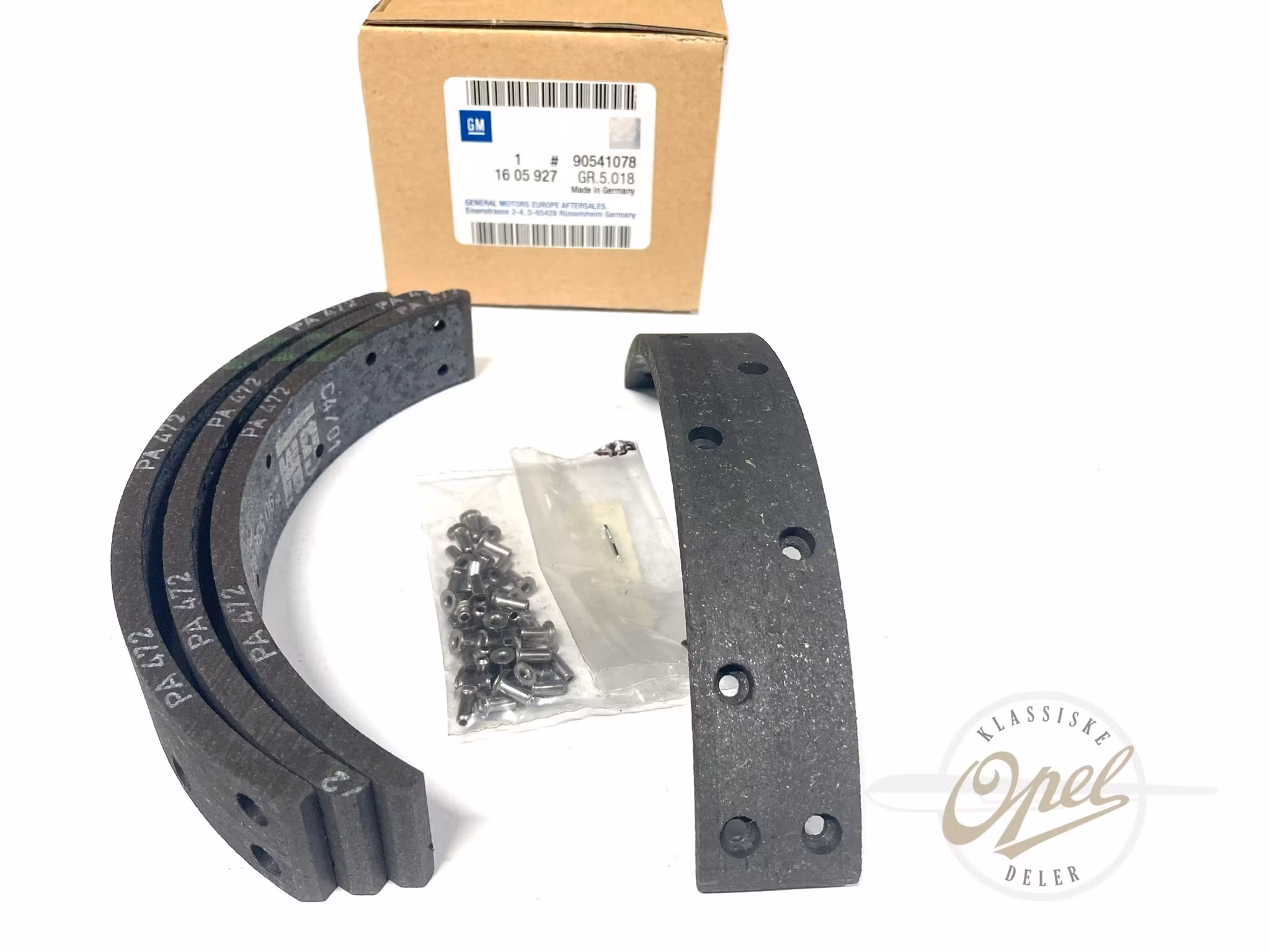 Bremsebelegg sett bak 200x28mm