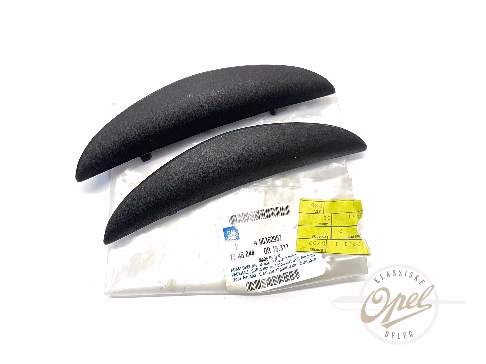 Håndtak til bagasjerom gardin