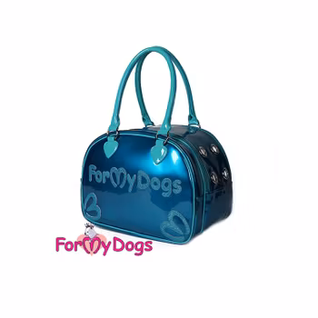 Hundväska  "Metallic Blue" från "For My Dogs"  ONESIZE PREORDER