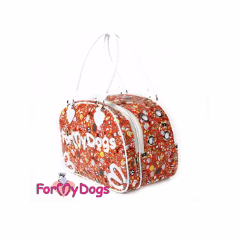 Hundväska  "Red Multipattern" från "For My Dogs" Modell ONESIZE PREORDER