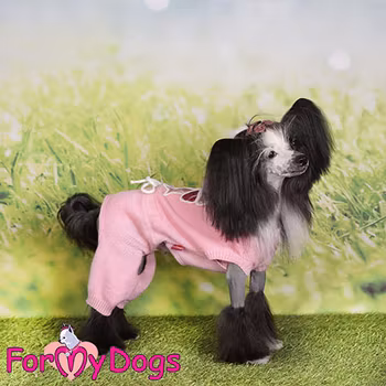 Stickad Mysdress Pyjamas overall "Rosa Rosett" Unisex "For My Dogs" PREORDER