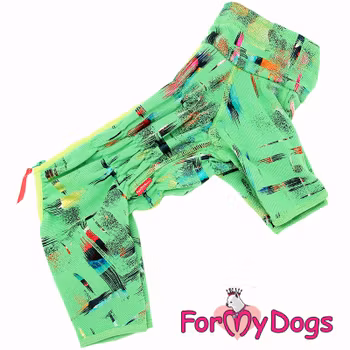 Mys Overall "Green Splash" Hane "For My Dogs" PREORDER