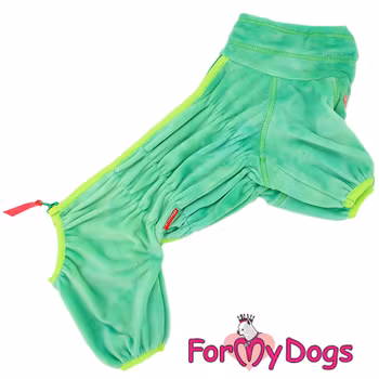 Mysoverall "Grön Plysh" Hane "For My Dogs" PREORDER