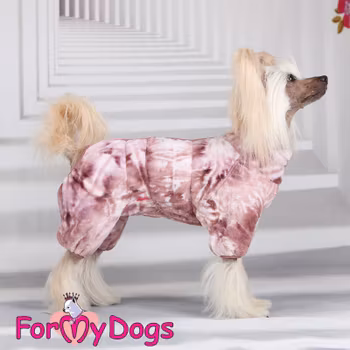 Plysh/Fleece Overall "Mauve" Tik "For My Dogs" PREORDER