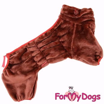 Varm Fleeceoverall "Maroon" Hane "For My Dogs" PREORDER