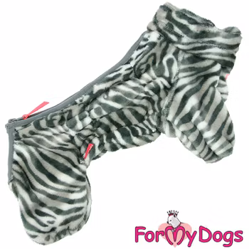 Plyshoverall "Zebra" Hane "For My Dogs" PREORDER