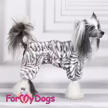 Plyshoverall "Zebra" Hane "For My Dogs" PREORDER
