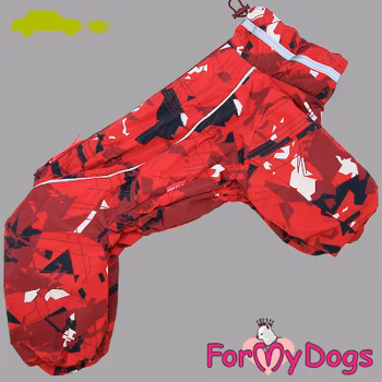 Fodrad Regnoverall "Sargas" Tik "For My Dogs" PREORDER