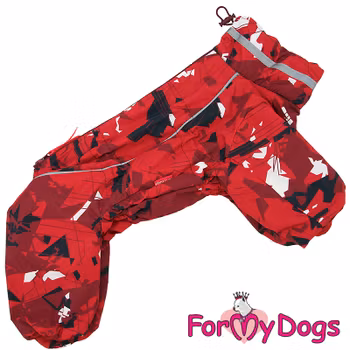Fodrad Regnoverall "Sargas" Tik "For My Dogs" PREORDER
