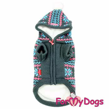 Varmfodrad Stickad tröja/täcke "Aludra" Unisex "For My Dogs" PREORDER