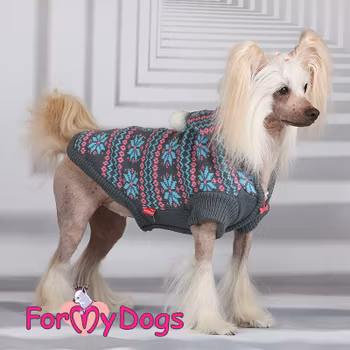 Varmfodrad Stickad tröja/täcke "Aludra" Unisex "For My Dogs" PREORDER