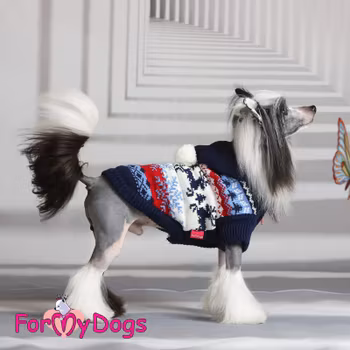 Varmfodrad Stickad tröja/täcke "Scheat" Unisex "For My Dogs" PREORDER