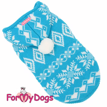 Varmfodrad Stickad tröja/täcke "Enif" Unisex "For My Dogs" PREORDER
