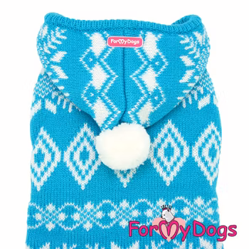 Varmfodrad Stickad tröja/täcke "Enif" Unisex "For My Dogs" PREORDER