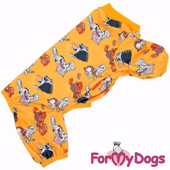 Mysoverall Klassisk Modell Pyjamas  "CCD Mania" UNISEX "For My Dogs" PREORDER