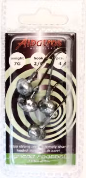 Jiggskalle "Football" 10 förp/ ask