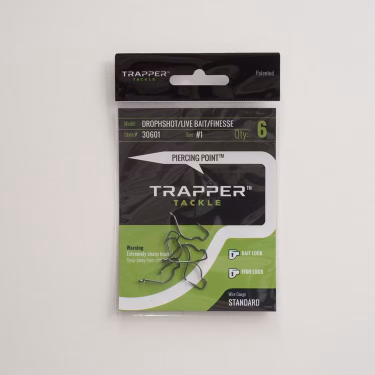 Trapper Hooks Dropshot-Live Bait-Finesse Hook