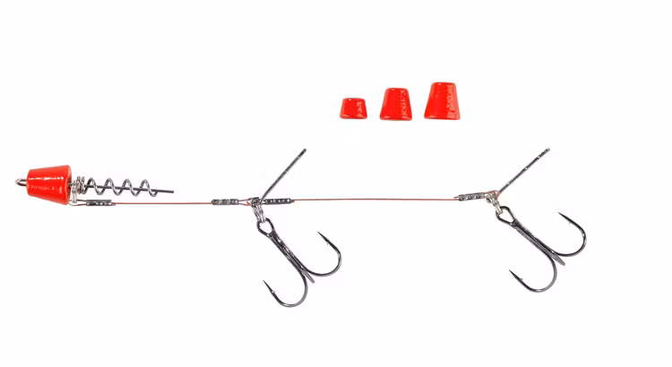 Screw in pike med 4 olika vikter, UV-active