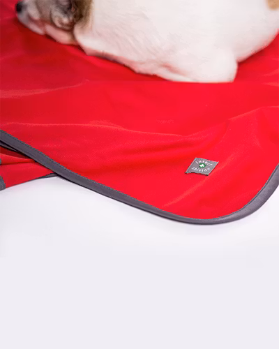 Filt 142x188 cm / röd