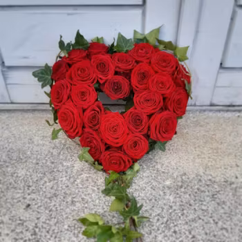 Blomsterhjärta saknad