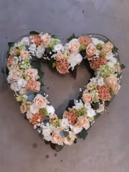 Blomster hjärtan Min kärlek