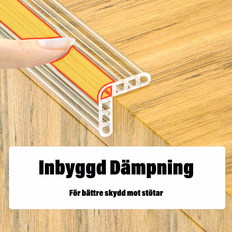Kantbeskyttelse med indbyggede dæmpning