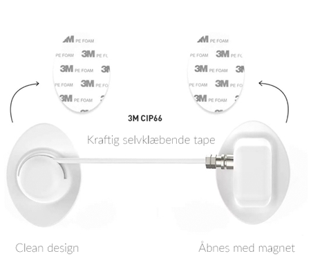 Børnesikring til køleskab - Magnetisk