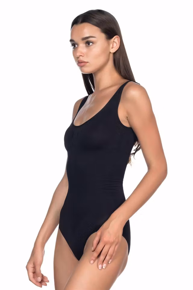 Shapewear-Bodysuit - Svart