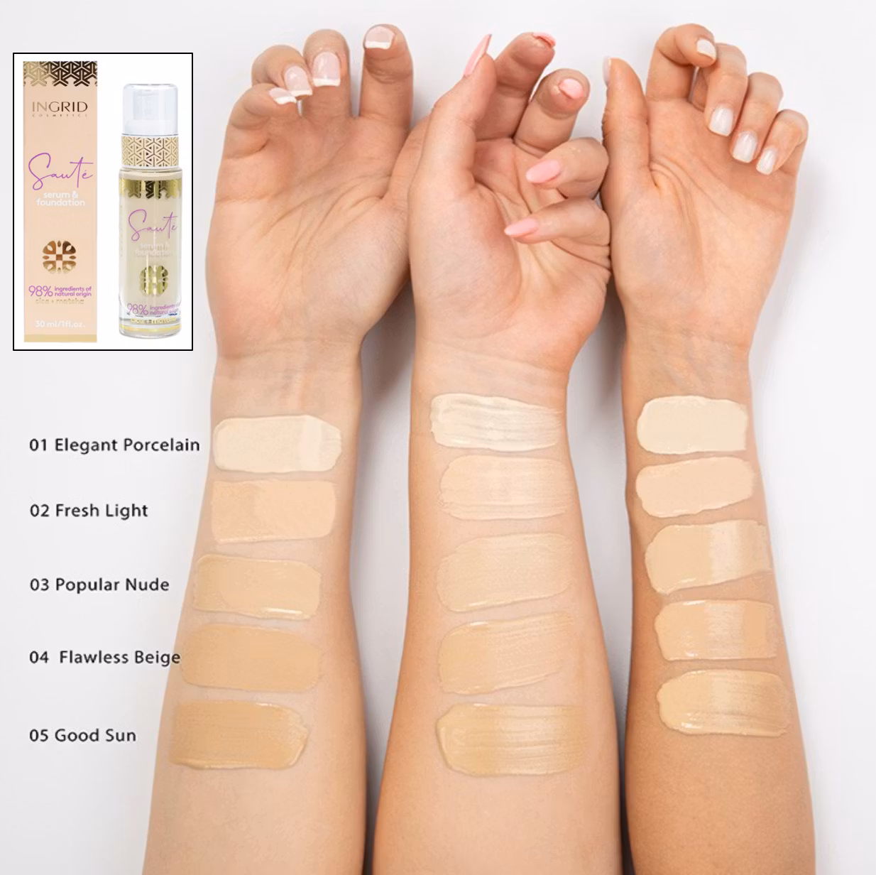 Saute Serum & Foundation