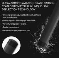 Rhino Carbon Fiber forstykke 12,5 mm, 29" Wavy for Mezz