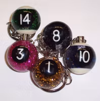 Keyring Glitter