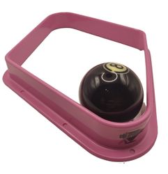 Billiards Triangle Plastic PINK 9 ball