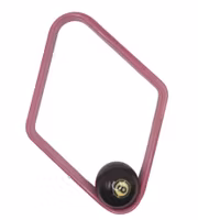 Biljard Triangel Plast ROSA 9 ball