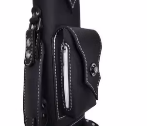 Holly Bagger Monocrome SORT med hvite sting.