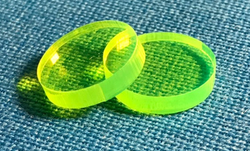 Acrylic Plate Neon Green, Thick