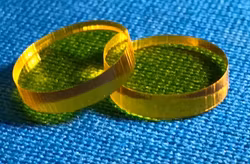 Akryl Plate Gul, Tykk