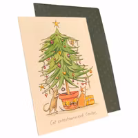 Card "Cat Entertainment center"