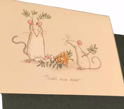 Card "That's Nice Deer!"