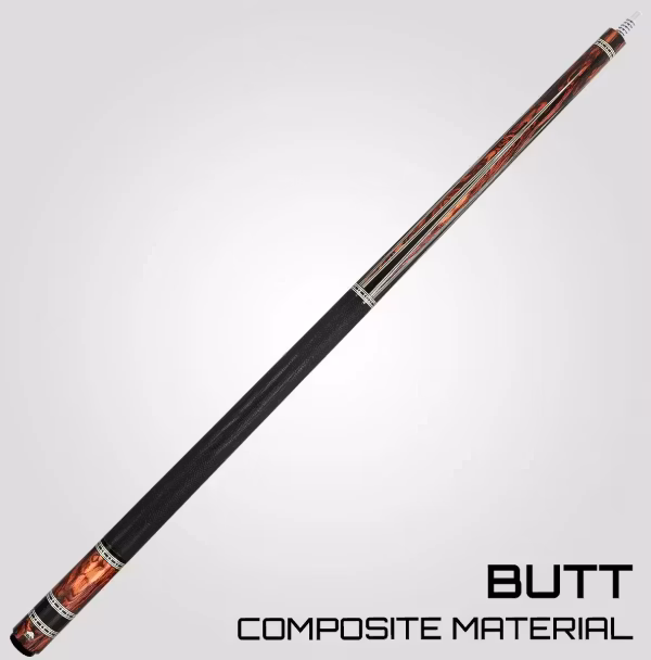 Rhino Retro cue with Carbon shaft, Cocobolo with grip